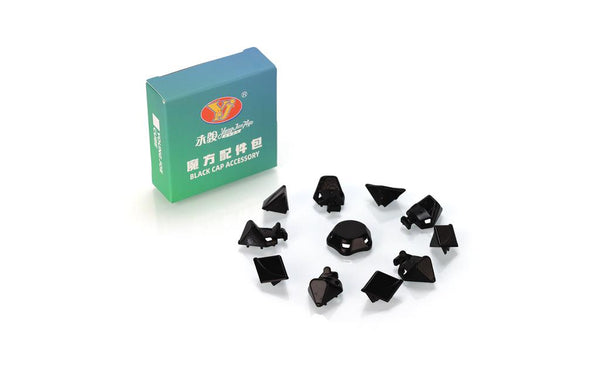 YJ YuHu Megaminx V3 Black Caps – Megaminx Accessory | SpeedCubeShop