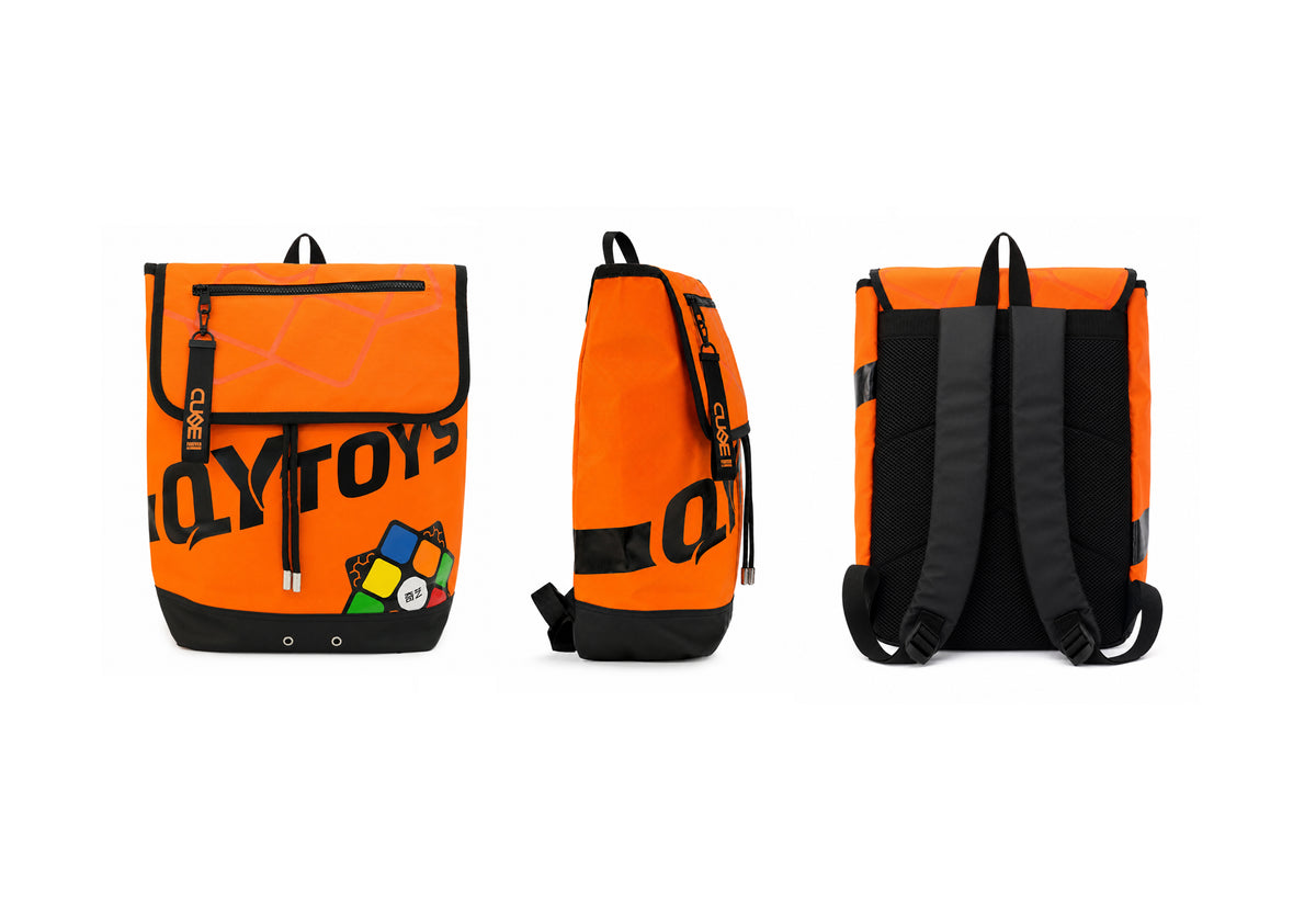 QiYi Cube Forever Backpack V2 orange detail
