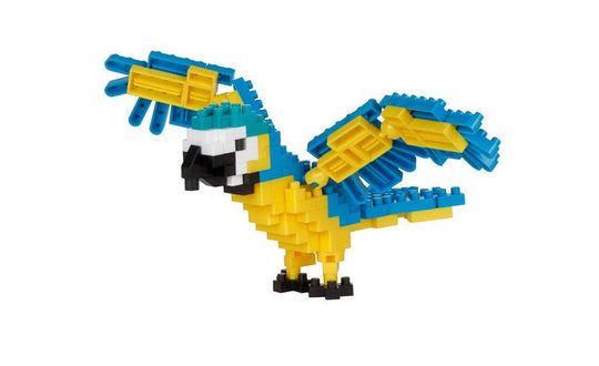 Blue-and-Yellow Macaw Nanoblock | SpeedCubeShop