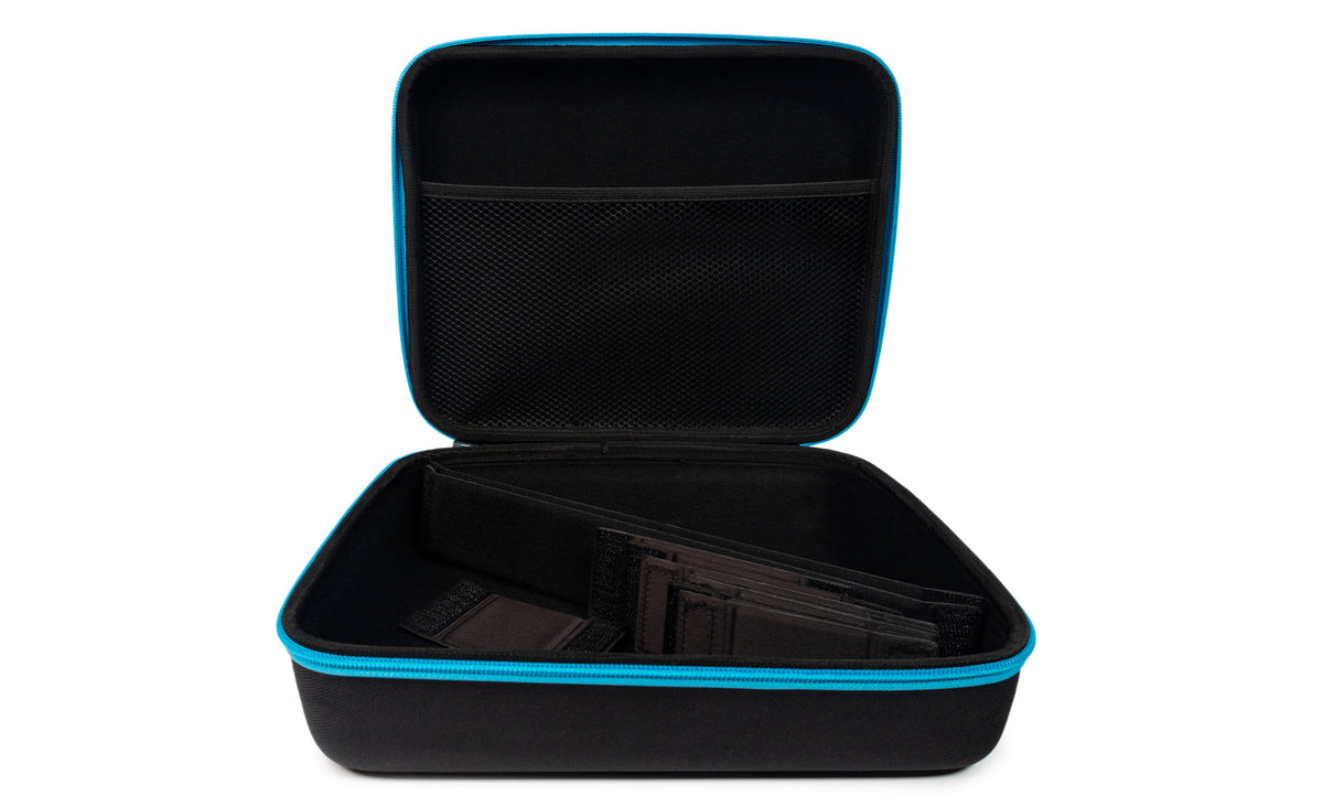Speed Cube & Accessory Hard-Case Large Hard Storage Case empty with dividers