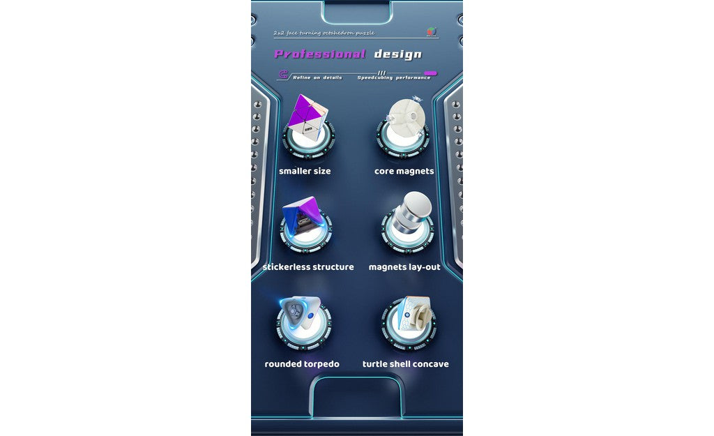 DianSheng 2x2 FTO (Magnetic, Core Magnets) | SpeedCubeShop