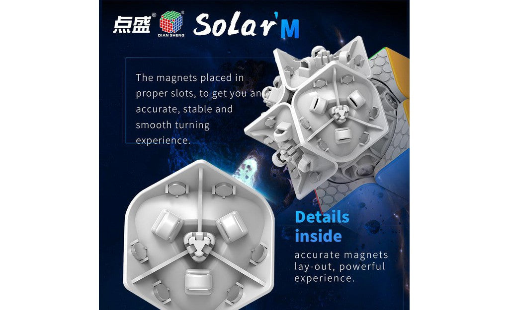 DianSheng Solar 2x2 (Magnetic, UV Coated) | SpeedCubeShop