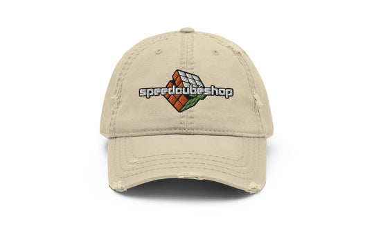 Distressed Dad Hat | SpeedCubeShop