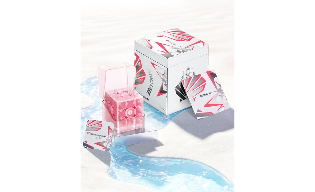 GAN 16 Max Aqualis Limited Edition magnetic 3x3 speed cube detail