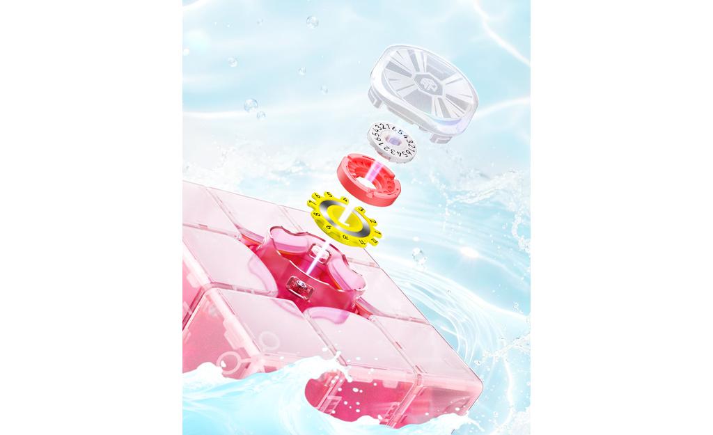 GAN 16 Max Aqualis Limited Edition magnetic 3x3 speed cube detail