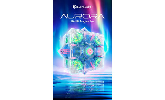 GAN 14 PRO 3x3 Magnetic MagLev UV Coated (Aurora Limited Edition) | SpeedCubeShop