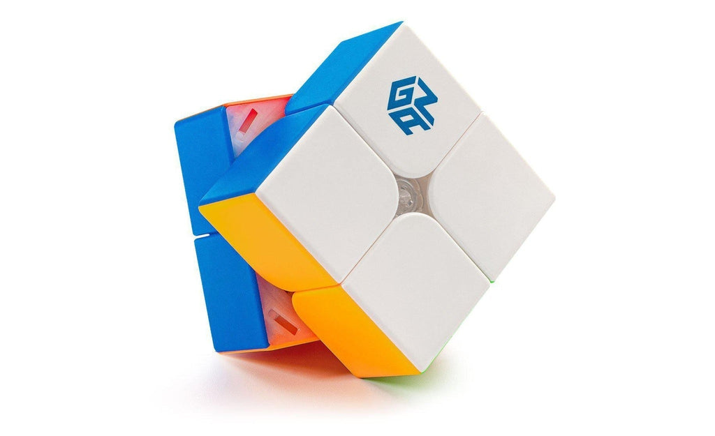 GAN 251M, 2x2 Magnetic Speed Cube Gans 251 M Mini Cube with Extra GES  (Stickered)