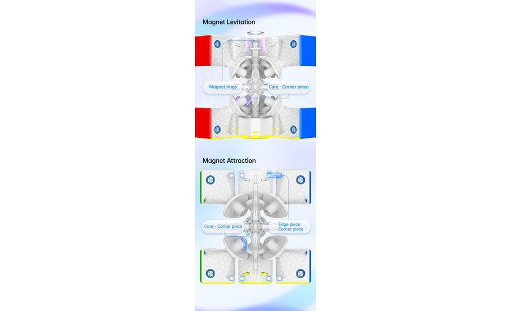 GAN 356 3x3 (Magnetic, MagLev, Core Magnets) | SpeedCubeShop