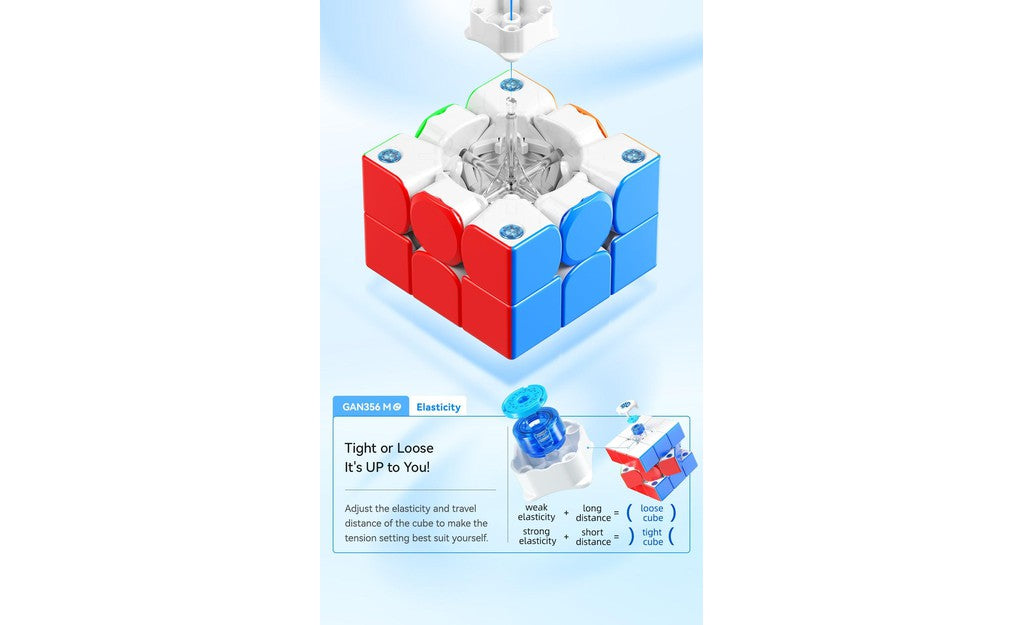 GAN 356 ME 3x3 V2 (Magnetic) | SpeedCubeShop