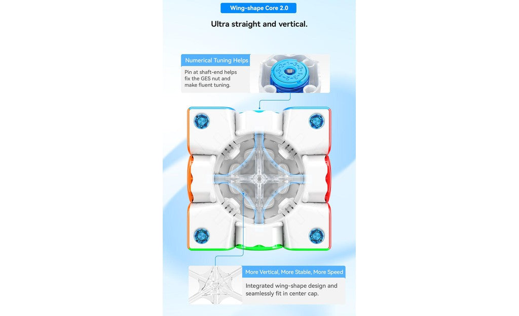 GAN 356 ME 3x3 V2 (Magnetic) | SpeedCubeShop