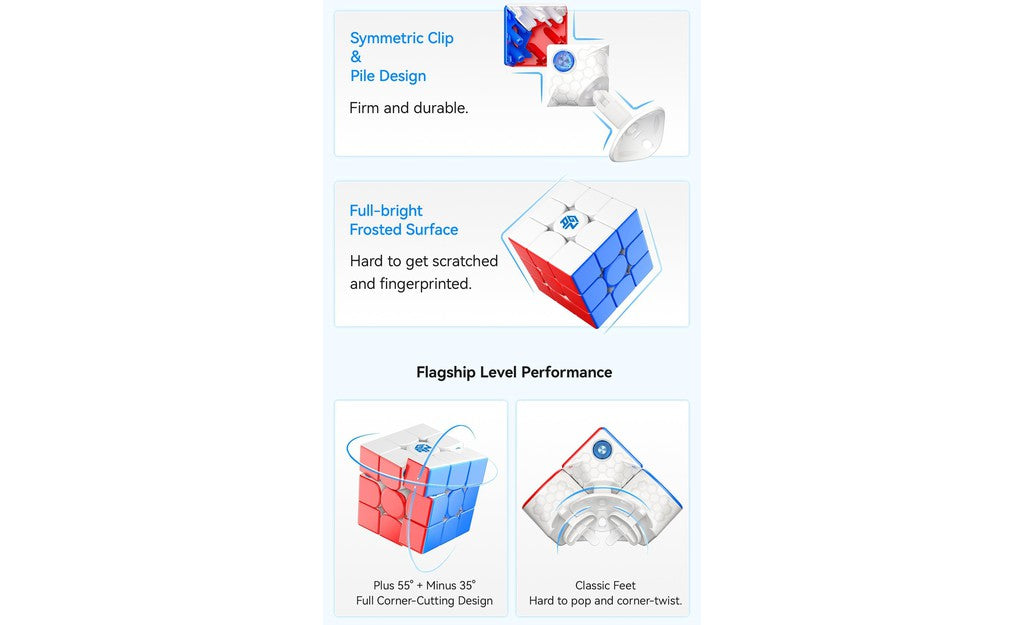 GAN 356 ME 3x3 V2 (Magnetic) | SpeedCubeShop