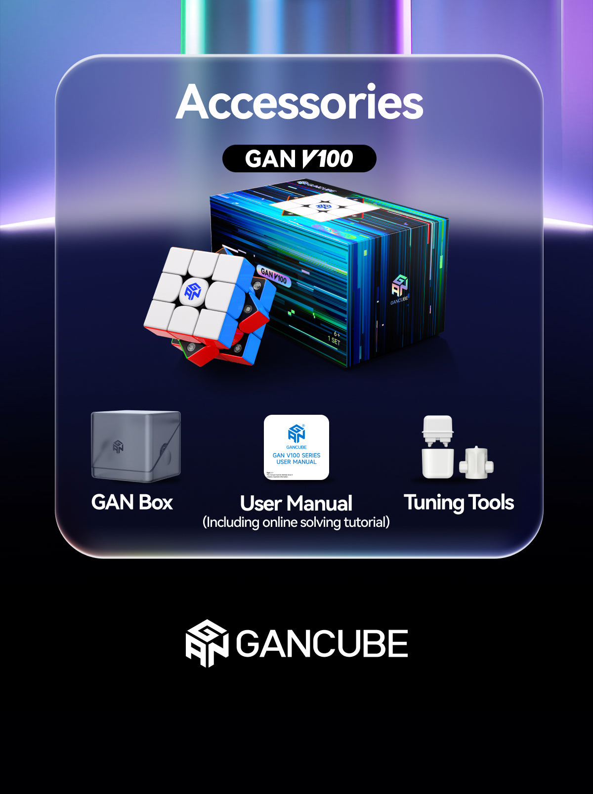 GAN V100 3x3 Leap (Magnetic, Core Magnets)