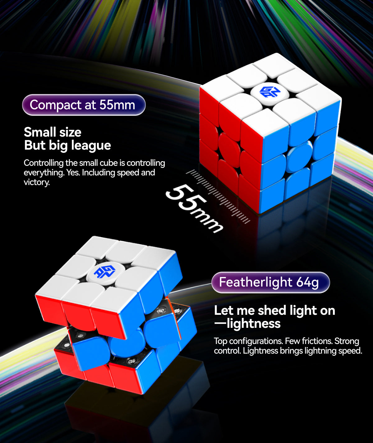 GAN V100 3x3 Leap (Magnetic, Core Magnets)