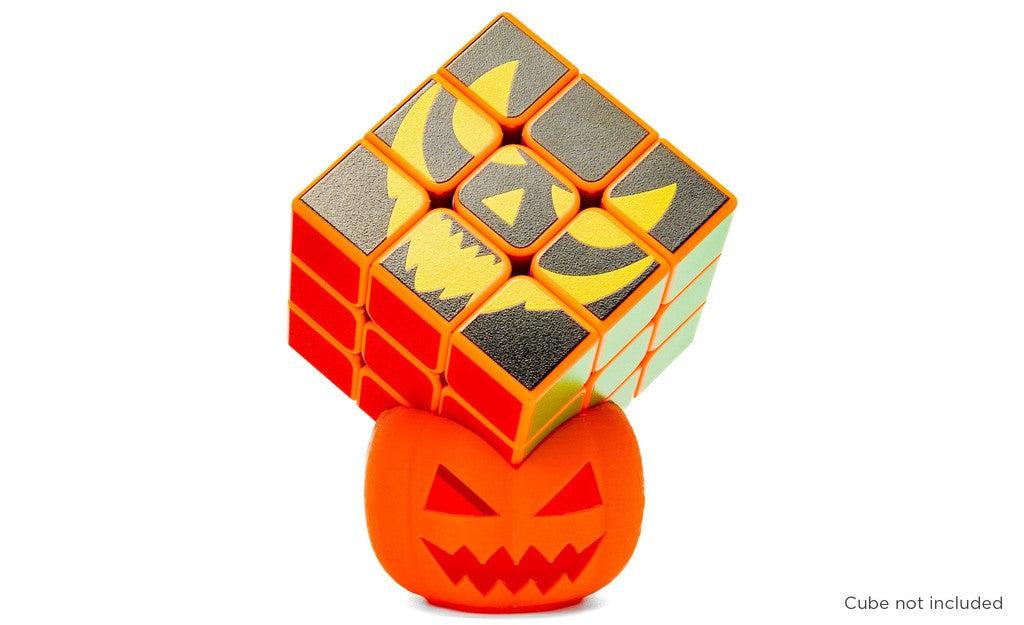 Jack O' Lantern Rubik's Cube Display Stand - Mini | SpeedCubeShop
