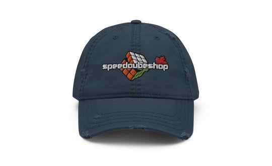 Maple Leaf Distressed Dad Hat | SpeedCubeShop