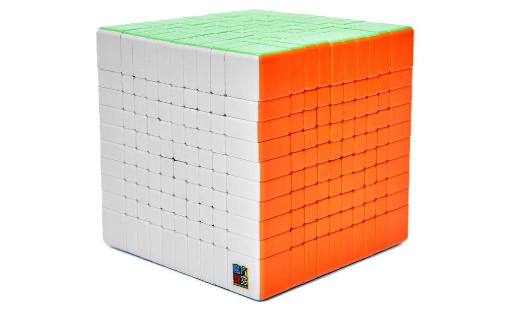 CuberSpeed Moyu MoFang JiaoShi Meilong 10x10 stickerless Cube MFJS MEILONG  10x10x10 Cubing Classroom Speed Cube