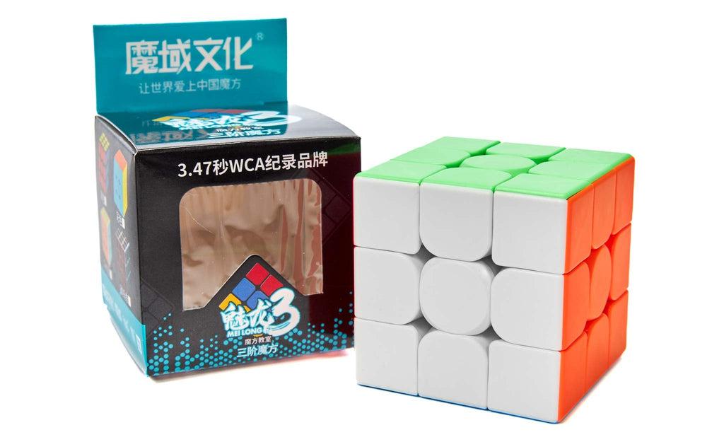 MoYu Meilong 3M 3x3 Magic Cube Magnetic Speed Cube, Adjustable Elasticity