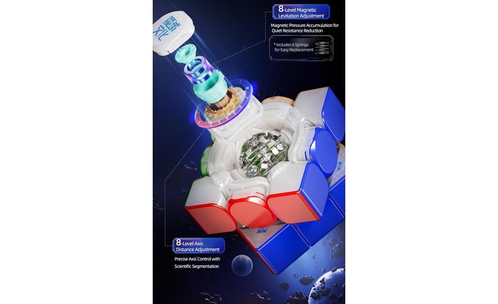 MoYu Super WeiLong 3x3 V2 (Magnetic, MagLev, 20-Magnet Ball-Core, UV Coated) | SpeedCubeShop