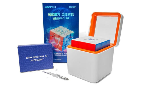 MoYu WeiLong V10 AI 3x3 Bluetooth Smart Cube (Magnetic Core) | SpeedCubeShop