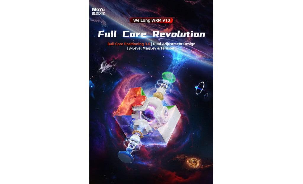 MoYu WeiLong WR M 3x3 V10 (Magnetic, MagLev, 20-Magnet Ball-Core, UV Coated) | SpeedCubeShop