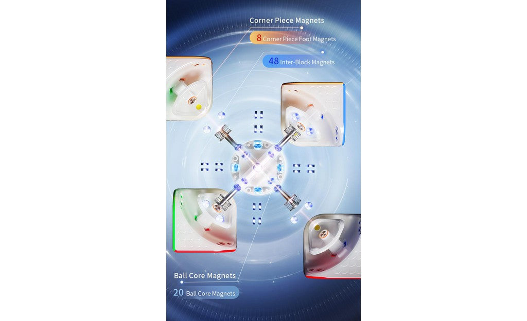 MoYu WeiPo 2x2 V5 (Magnetic, 20-Magnet Ball-Core, UV Coated) | SpeedCubeShop