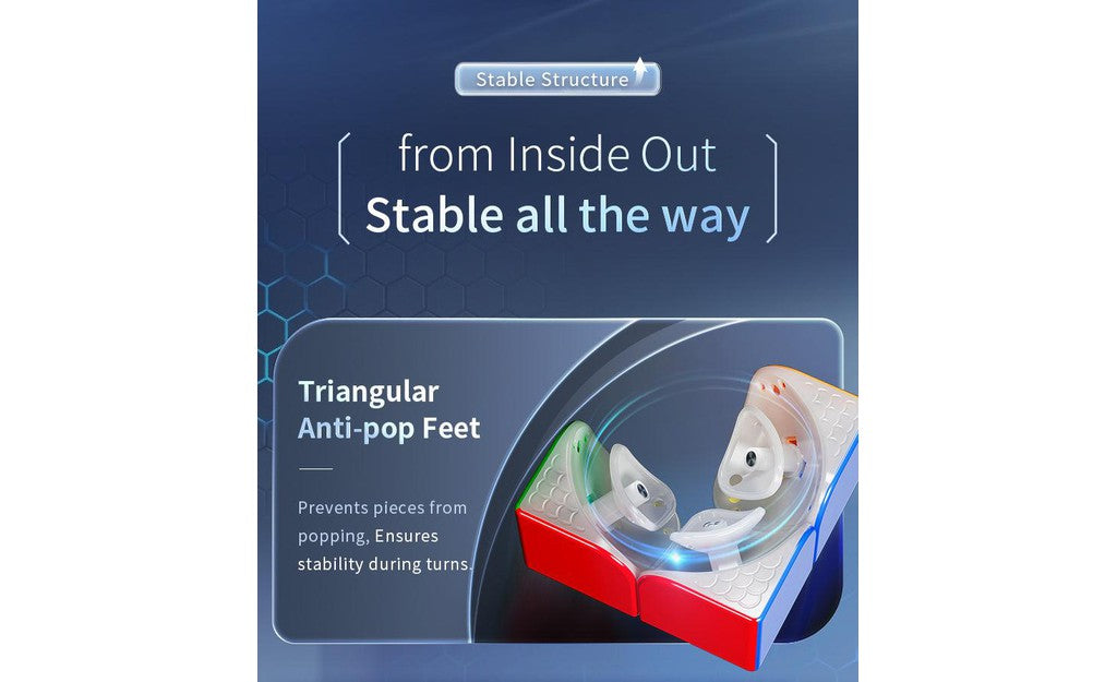 MoYu WeiPo 2x2 V5 (Magnetic, 20-Magnet Ball-Core, UV Coated) | SpeedCubeShop