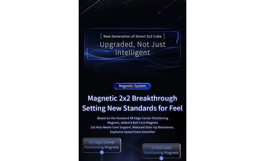 MoYu WeiPo AI 2x2 V5 (Magnetic, Ball-Core) - Bluetooth Smart Cube | SpeedCubeShop