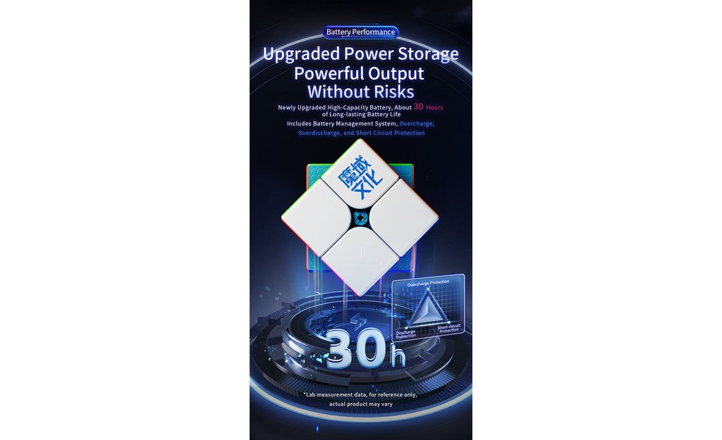 MoYu WeiPo AI 2x2 V5 (Magnetic, Ball-Core) - Bluetooth Smart Cube | SpeedCubeShop