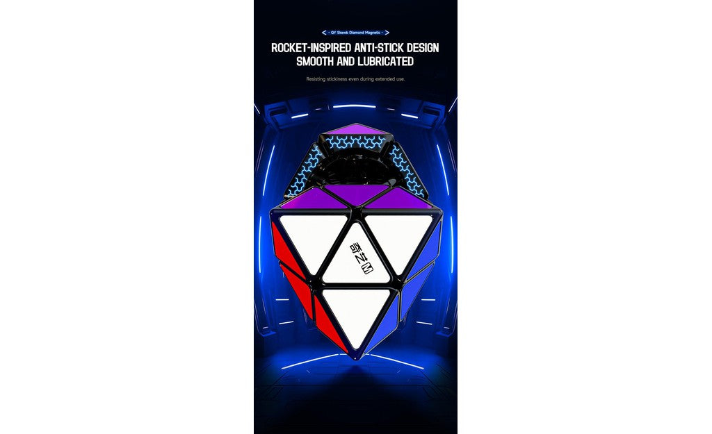 QiYi 2x2 FTO Skewb Diamond (Magnetic, Tiled) | SpeedCubeShop