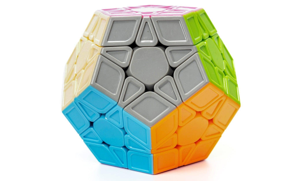 CuberSpeed QY Toys Megaminx Sculpted Stickerless Magic Cube QiHeng S  Stickerless Sculpted 12 Sided Cube megaminx Speed Cube