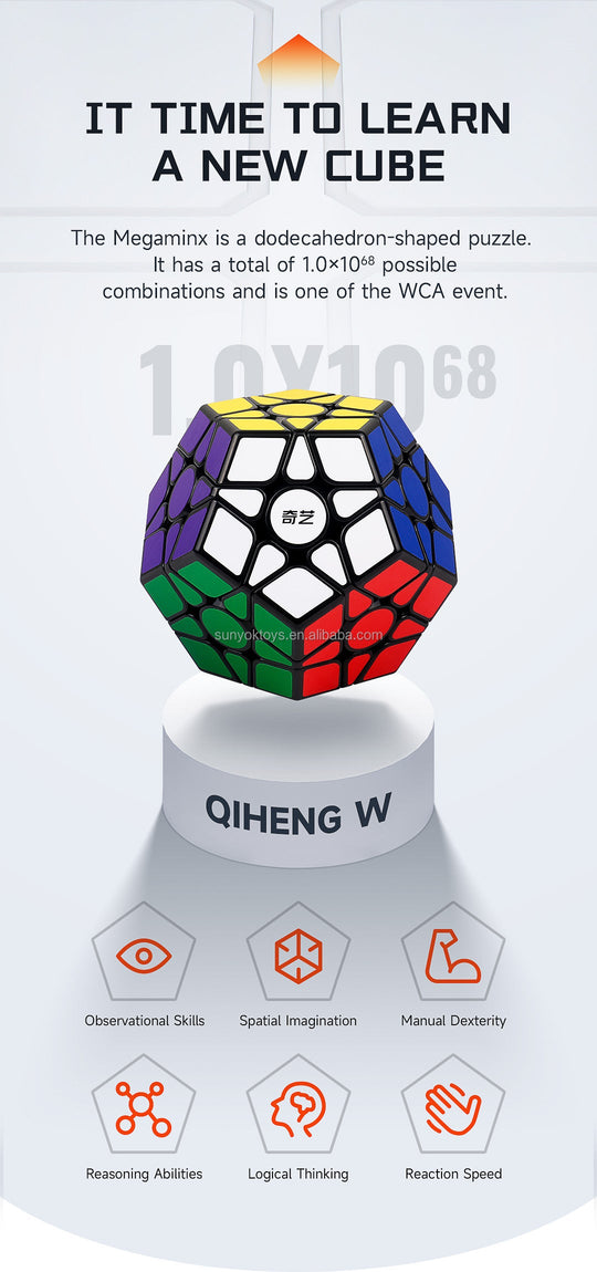 QiYi QiHeng W Megaminx