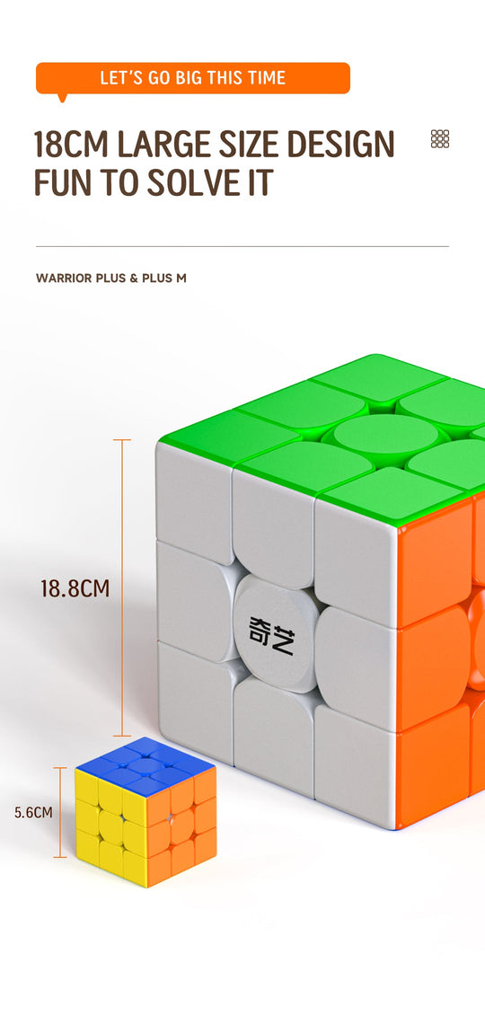 QiYi Warrior Plus Big 3x3 - 18.8cm (Magnetic)