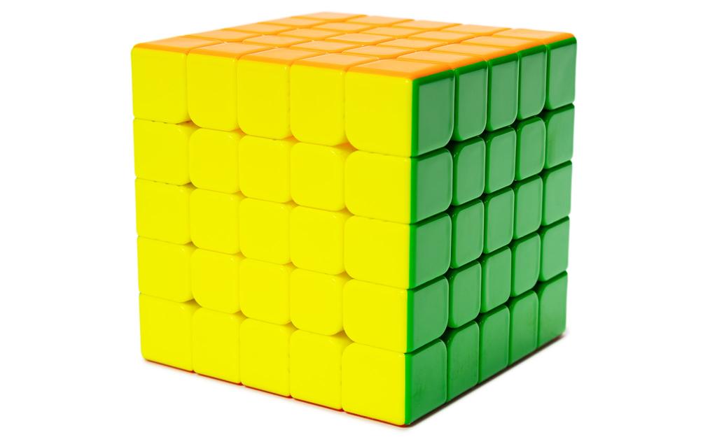 QiYi M Pro 5x5 Magnetic Ball-Core UV Coated stickerless detail