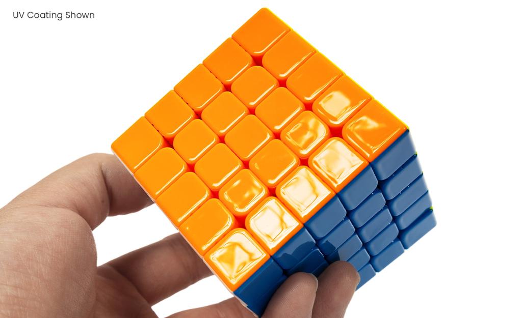 QiYi M Pro 5x5 Magnetic Ball-Core UV Coated stickerless angled