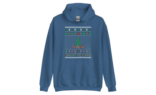 Rubik's Cube Christmas Tree Hoodie | SpeedCubeShop