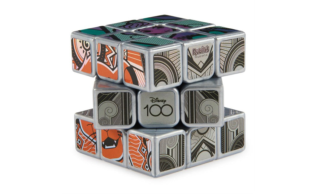 Rubik's Cube, Disney 100th Anniversary Metallic Platinum 3x3 Cube | SpeedCubeShop