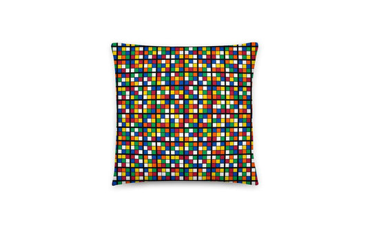 Rubik's Cube Themed Pillow | SpeedCubeShop