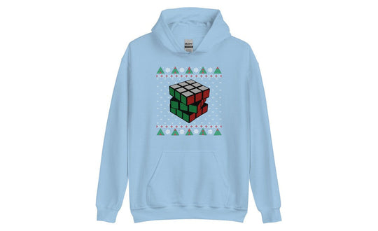 Rubik's Cube Ugly Christmas Hoodie | SpeedCubeShop