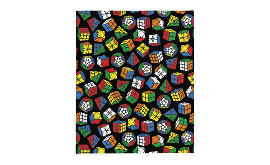 Rubik's Twisty Puzzle Throw Blanket | SpeedCubeShop
