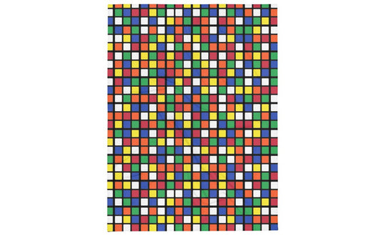 Scrambled Rubik's Cube Throw Blanket | SpeedCubeShop