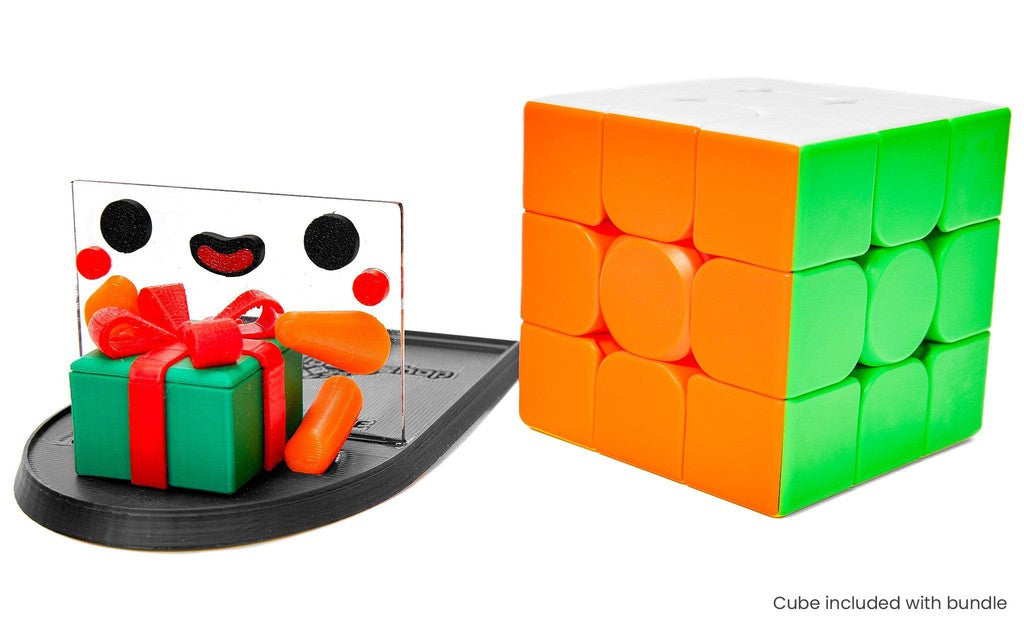 Speed Cube Stand Soup Timmy Cube Display Stand - Present | SpeedCubeShop