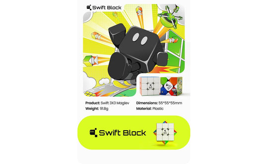 Swift Block 355S 3x3 (Magnetic, MagLev) | SpeedCubeShop