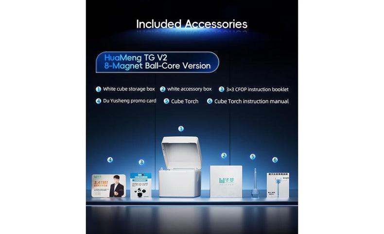 MoYu HuaMeng TG 3x3 V2 (Magnetic, 20-Magnet Ball-Core)