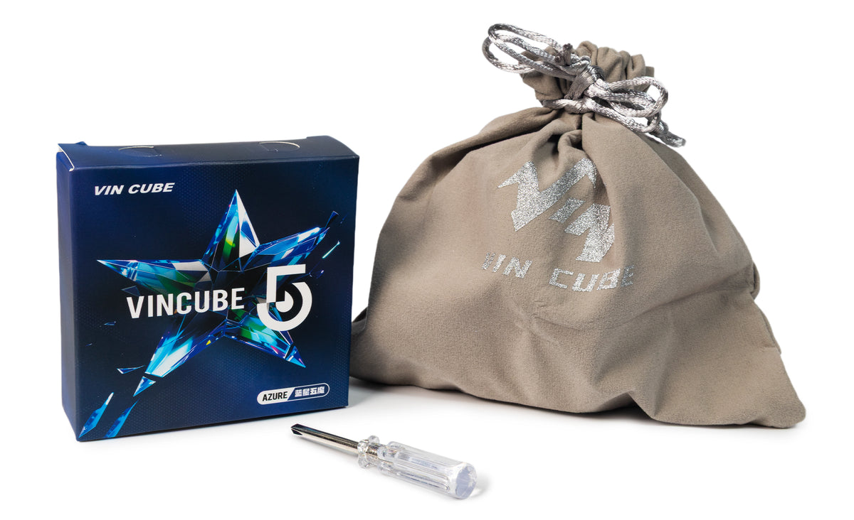VIN Cube Azure Megaminx Nova (Magnetic, MagLev, Core Magnets, UV Coated)