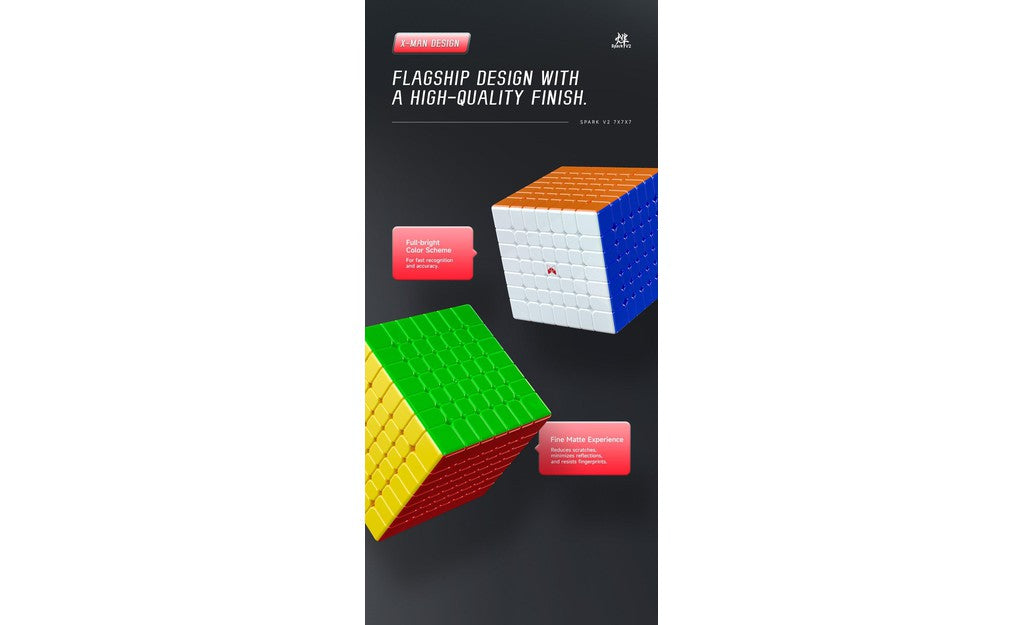 X-Man Spark 7x7 V2 (Magnetic, Ball-Core) | SpeedCubeShop