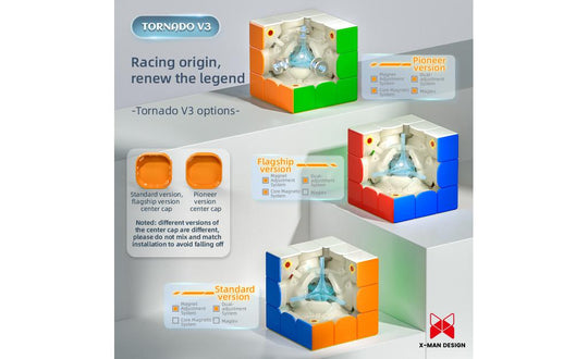 X-Man Tornado V3 3x3 Magnetic (Flagship) | SpeedCubeShop