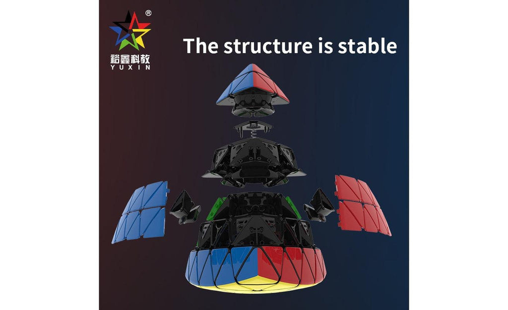 YuXin HuangLong 5x5 Pyraminx (Tiled) | SpeedCubeShop