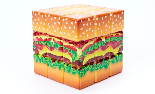 Yummy Cheeseburger 3x3 Cube