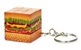 Yummy Cheeseburger Mini 3x3 Keychain Cube (Hungry Collection) | SpeedCubeShop