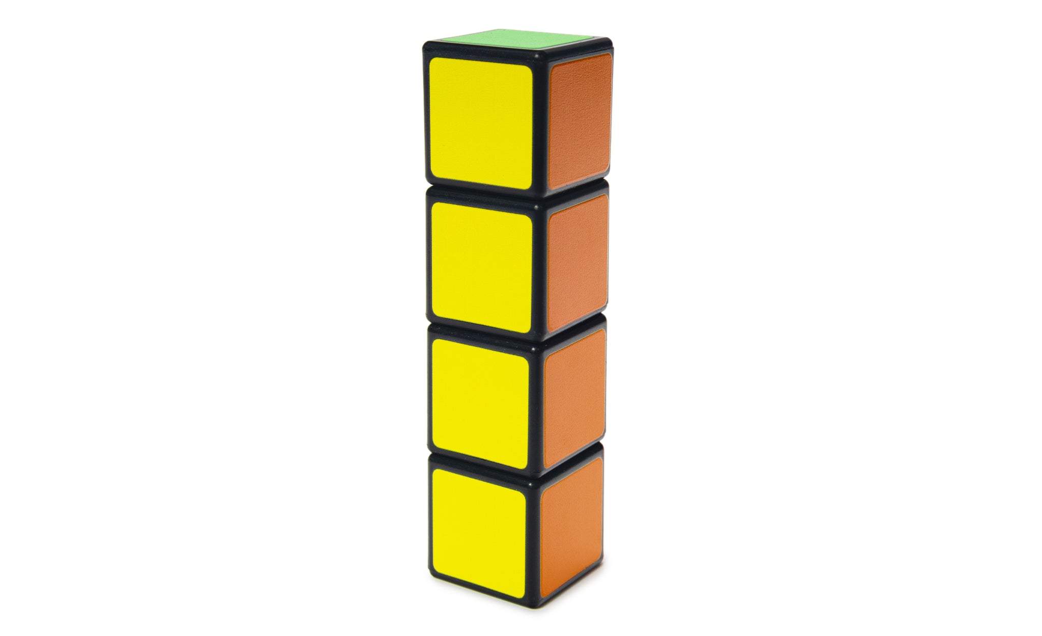 Ziina Star 1x1x4 Tower Puzzle black Cuboid angled